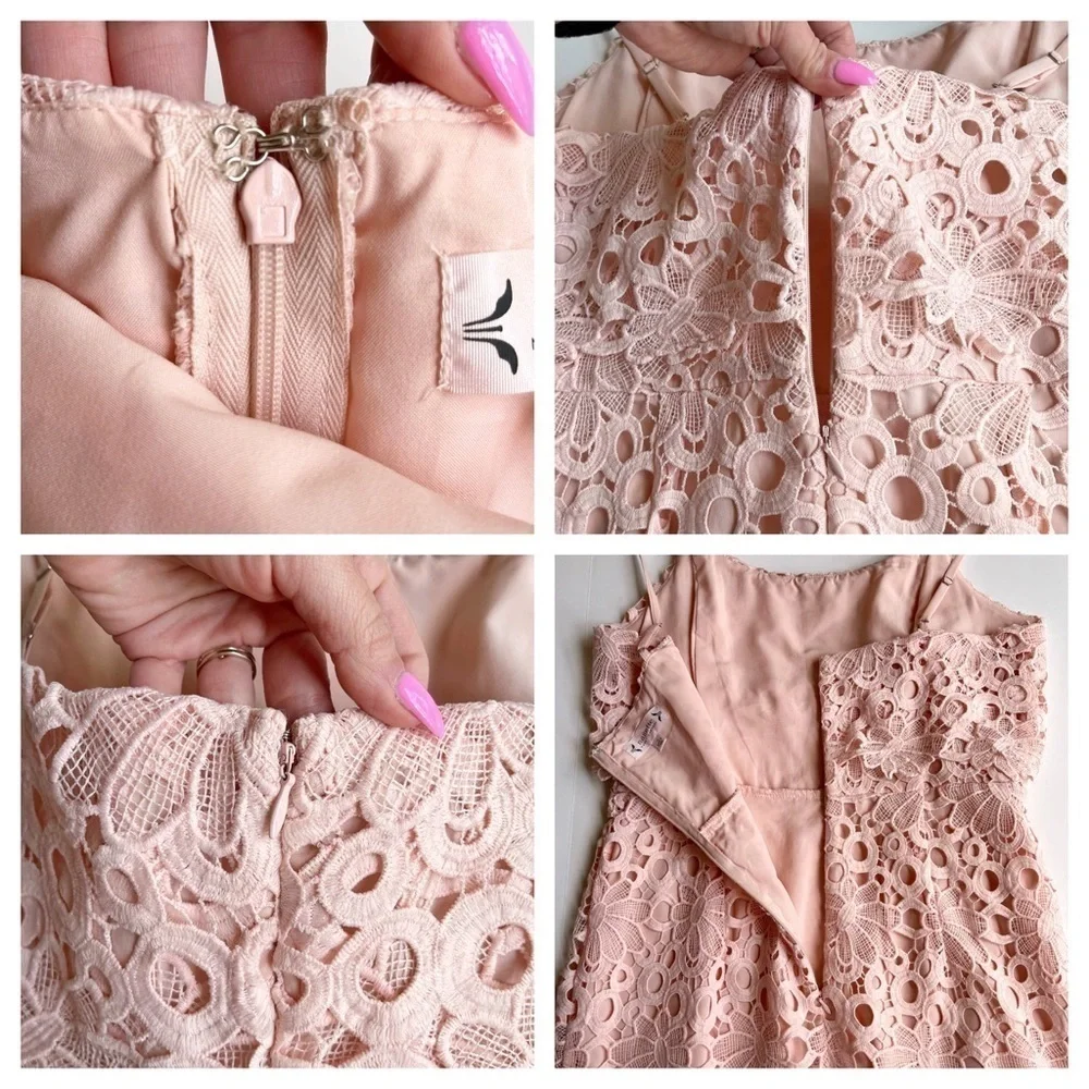 Nanette Lepore Floral Lace Sheath Dress - Picture 10 of 11